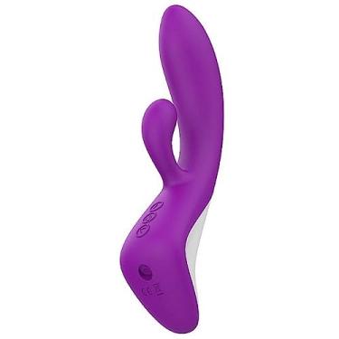 Imagem de Muse Vibrador Ponto G e Clitóris Rabbit Roxo Movimento de Dedo Formato Anatômico Demons S-Hande em Silicone Recarregável