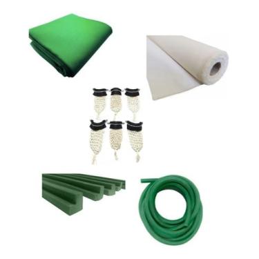 Imagem de Reforma Sinuca Pano Borracha Redinha Completa Forro