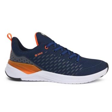 Imagem de Tênis Esportivo It Shoes Amortecedor Gel Masculino (Azul Laranja, BR, Adulto, Numérico, 39)