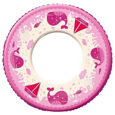 Imagem de Boia Redonda Inflavel 60CM 001812 Rosa - Mor