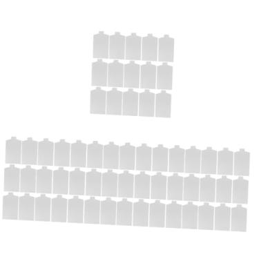 Imagem de IMIKEYA 80 Peças cartão de camisa organizador de peças íntimas organizador de roupa intima pasta dobrável para roupas placa dobrável criativa placa dobrável de papel dobrar