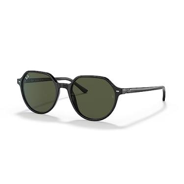 Imagem de Óculos de Sol Ray-Ban Thalia 0RB2195 901/31 Tam 53 / Preto - Lentes Verde