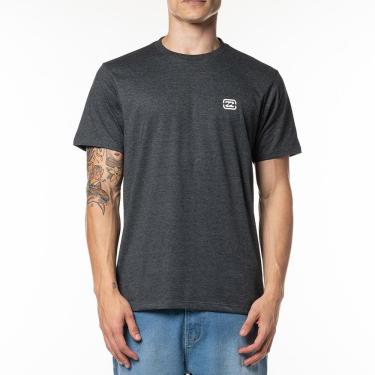 Imagem de Camiseta Billabong Bracket Wave WT24 Masculina Cinza Escuro