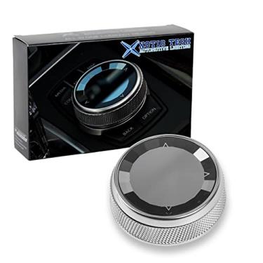 Imagem de x xotic tech Capa de botão de interruptor multimídia para console compatível com BMW 1 2 3 4 5 7 X1 X3 X4 X5 X6 7-Button iDrive (Crystal)