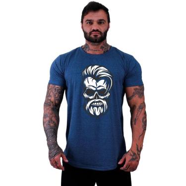 Imagem de Camiseta Longline MXD Conceito Bad Skull Masculina-Masculino