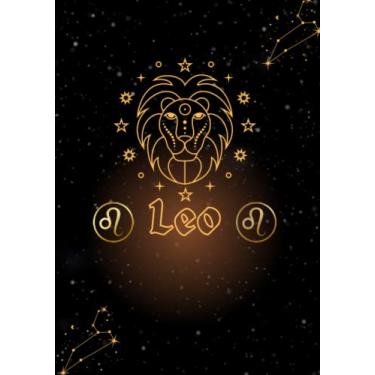 Imagem de Leão: sem citações, 200 cadernos de brochura do zodíaco, caderno de horóscopo: Diário de astrologia de galáxia fofa - signos de estrelas, astrologia