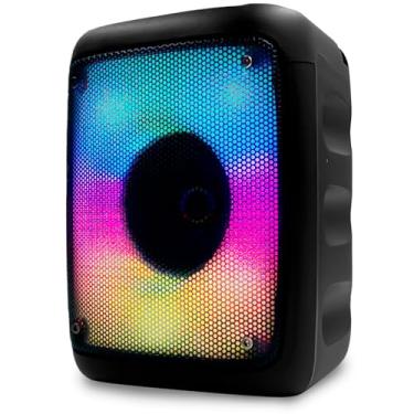 Imagem de Caixinha Caixa de Som com Bluetooth Amplificada Com Microfone Potente e Portátil e Entradas para Usb Microfone Micro Sd Aux Graves Excelentes