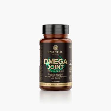 Imagem de Essential Nutrition Omega Joint Suplemento de Ômega-3 com Colágeno Tipo II, Ácido Hialu...