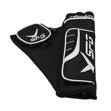 Imagem de Luzhengyang Suporte para aljava de quadril de 3 tubos, acessórios de caça, flecha, aljava, bolsa para treino ao alvo, cinto portátil, ajustável, cintura ajustável, pendurada, arco recurvo, bolsa de