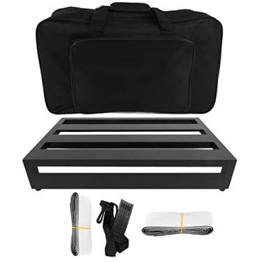 Imagem de Placa de Pedal de Guitarra, Pedaleira de Efeito de Guitarra Portátil, Placa de Pedal de Liga de Alumínio Com Bolsa de Transporte (OP 3)