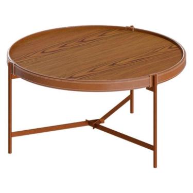 Imagem de Mesa De Centro Aqua Grande Freijó Cobre - Imcal