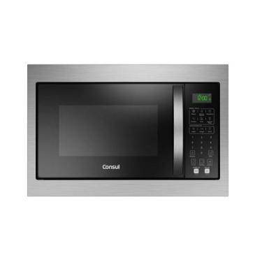 Imagem de Micro-Ondas De Embutir Consul 32L Menu Fácil E Design Moderno Inox/Pre