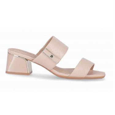 Imagem de Tamanco Salto Grosso Piccadilly 543081 Feminino - Nude