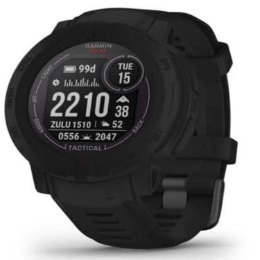 Imagem de Monitor Cardíaco de Pulso com GPS Garmin Instinct 2 Solar Tactical Preto WW