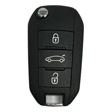 Imagem de Chave Canivete Peugeot 208 2020 2021 2022 2023 Chip Id4a - FERREIRA FS