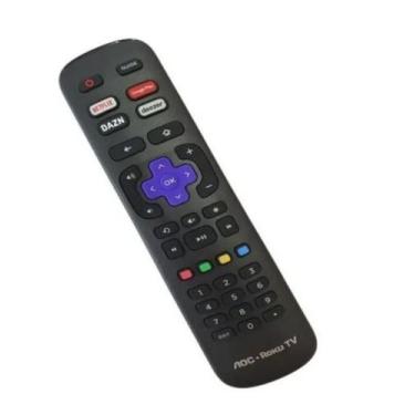 Imagem de Controle Remoto Da Tv Aoc Roku Tv - Sky-9091 (Selsat), Preto