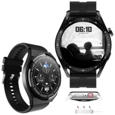 Imagem de Smartwatch Inteligente Relógio masculino Redondo Original Ios/android 