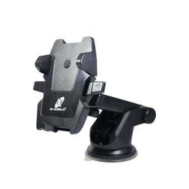 Imagem de Suporte Celular Carro Veicular Trava Automática Anti Queda - X-CELL, P