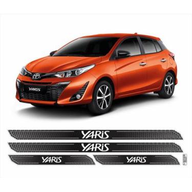 Imagem de Kit Soleira Diamante Yaris Hatch Sedan 2018/2019 Cromado - Resitank