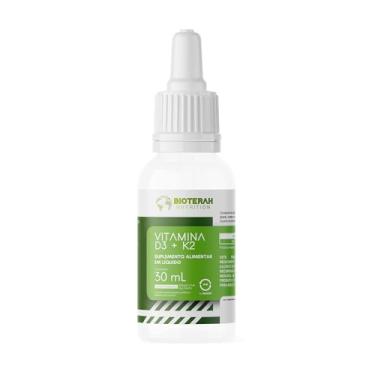 Imagem de Vitamina D3+K2 30ml Premium BIOTERAH - Saúde Óssea, Imunológica e Metabólica, Sabor Morango