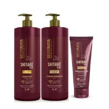 Imagem de Bio Extratus Shitake Plus (Shampoo+Condicionador 1L+Finalizador Termop