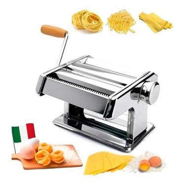 Imagem de Maquina Macarrão Cilindro Massa Talharim Espaguete Lasanha - ZEM