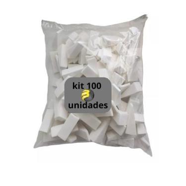 Imagem de Esponja Maquiagem Queijinho Balbuino Pacote com 100 Unidades