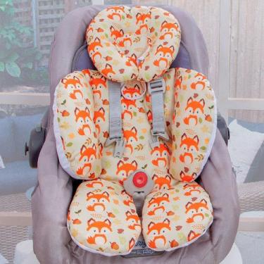 Imagem de Apoio de Corpo Protetor de Bebê Dupla Face Cadeira Carrinho - Enxoval 