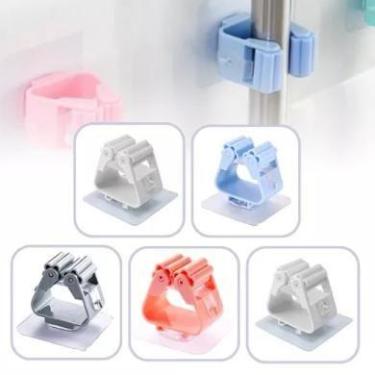 Imagem de Kit 6 Suporte Porta Vassoura Auto Adesivo Envio Super Rápido - FERRAGE