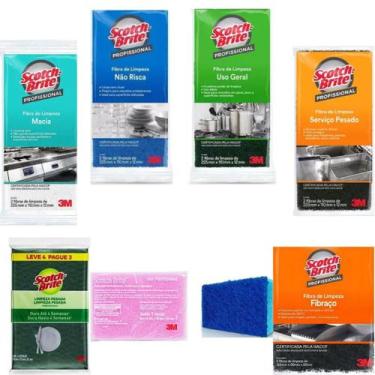 Imagem de Kit De Limpeza Scotch Brite: Variedade Para Todas as tarefas - SCOTCH-