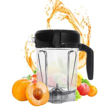 Imagem de Para Vitamix Blender Pitcher 1,8 g discreto, substituição para Vitamix 750 5200 5000 6300 7500 A3500 vm0102 vm0103 vm0197 E310 Classic/Explorian/Commercial series etc Container