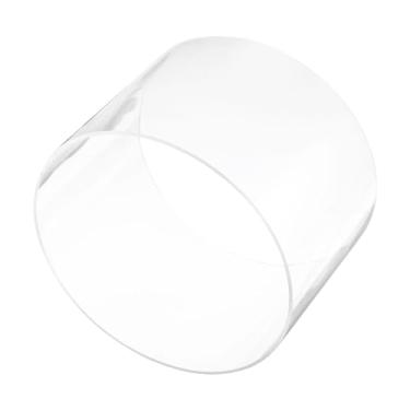 Imagem de Rebower Tubo rígido de plástico transparente de 15 cm 214 mm x 220 mm (8,4" x 8,7") tubo de acrílico redondo de policarbonato, [para encanamento, hidráulica, aquário, bricolage]