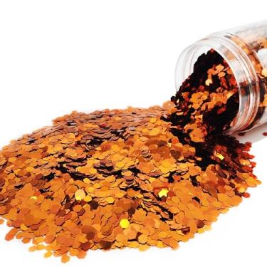 Imagem de TWINKLING Glitter holográfico, glitter grosso, glitter fino, chips de glitter para artesanato em resina faça você mesmo, arte em epóxi, arte de unhas, fabricação de joias, decoração de geleca de