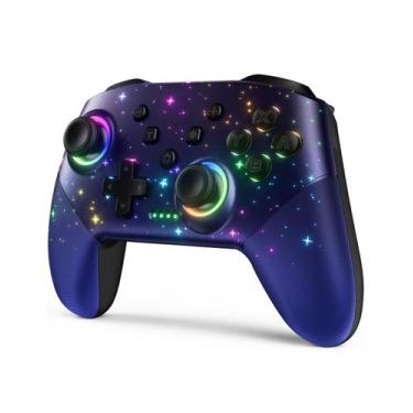 Imagem de Controlador Pro sem fio VOYEE LED Star para Switch/Lite/OLED