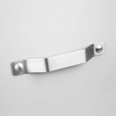 Imagem de Puxador Alça Nord 160mm Níquel Escovado Zen Design, 160mm