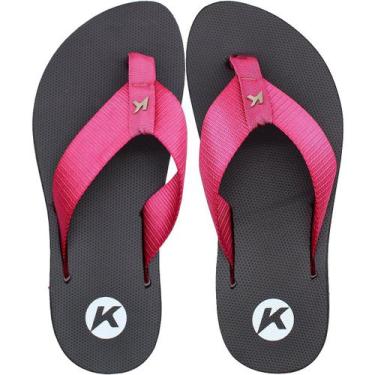 Imagem de Sandália de Dedo Kenner Kyra Essence Feminino , Rosa, Preto, 38