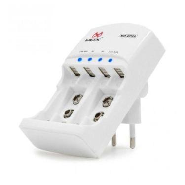 Imagem de Carregador De Pilhas AA AAA E Baterias 9v Cp-50 Bivolt Automatico Sem 