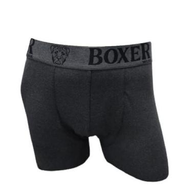 Imagem de Kit C/10 Boxer Plus Size Long Leg Microfibra Cueca Box Revenda - Boxer