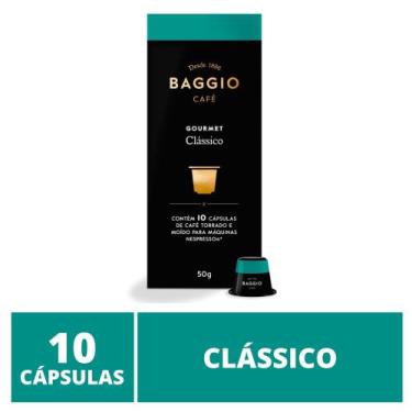 Imagem de 10 Cápsulas Para Cafeteira Nespresso  Baggio Café Gourmet - Clássico