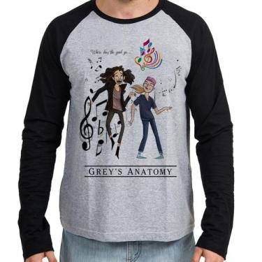 Imagem de Camiseta Manga Longa blusa Grey's Anatomy where does the good go - Emp
