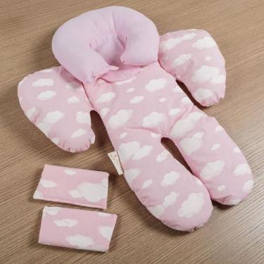 Imagem de Almofada Para Bebê Conforto Menino e Menina 100% Algodão (Várias Cores
