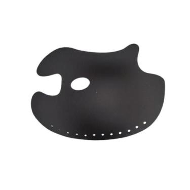Imagem de Gode Paleta p/ Pintura em Formato Anatômico Oval Grande Preto 39x27 cm