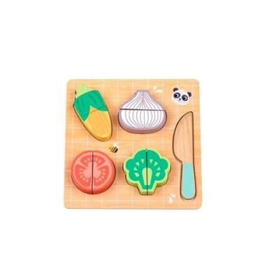 Imagem de Brinquedo didatico cortando alimentos vegetais HP020 - Tooky toy