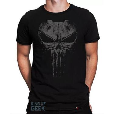 Imagem de Camiseta The Punisher Camisa Justiceiro Caveira Geek - KING OF GEEK, P