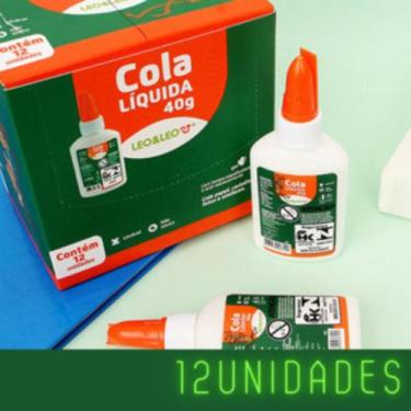 Imagem de Cola Branca 40g leo leo 12 Unidades