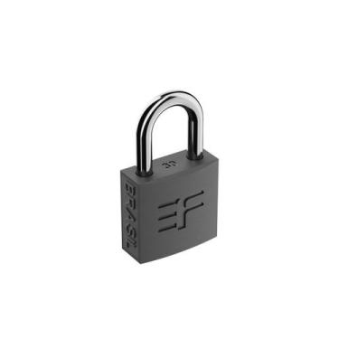 Imagem de Cadeado Latonado Preto Fosco 30mm - 3f - 3F - FERRAGENS DO BRASIL