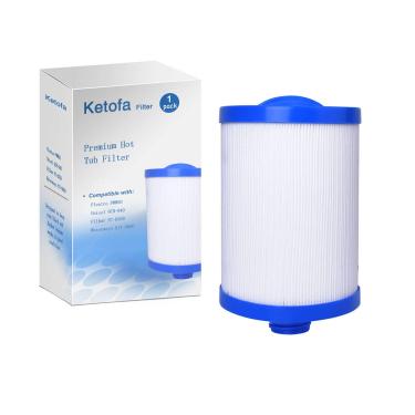 Imagem de Ketofa Cartuchos de substituição de filtros de spa FC-0359 compatíveis com Unicel 6CH-940 Filbur, para Pleatco PWW50P3, banheiras de hidromassagem de carga superior de 45 pés quadrados
