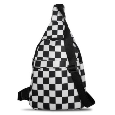 Imagem de Shoulder Bag Estampada Mini Mochila Chest Beg Bolsa Transversal 07 - P