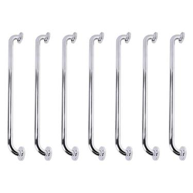Imagem de Barra de Apoio 70cm Aço Inox Kit 7 Unidades Idoso Gestante Criança Cad