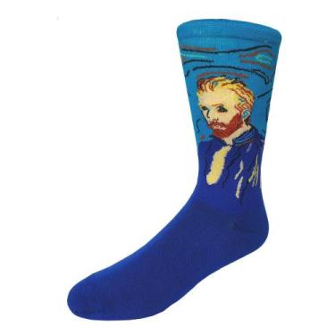 Imagem de Meias Coloridas Divertidas Obras de Artistas Clássicos - Autorretrato 